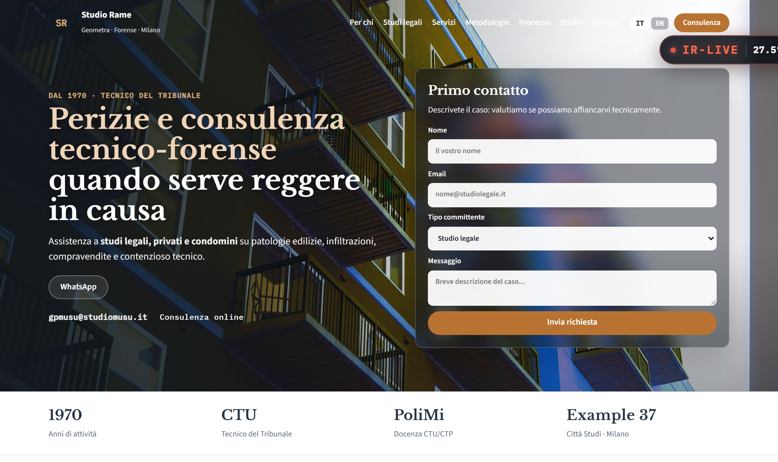 Anteprima Studio Rame · geometra
