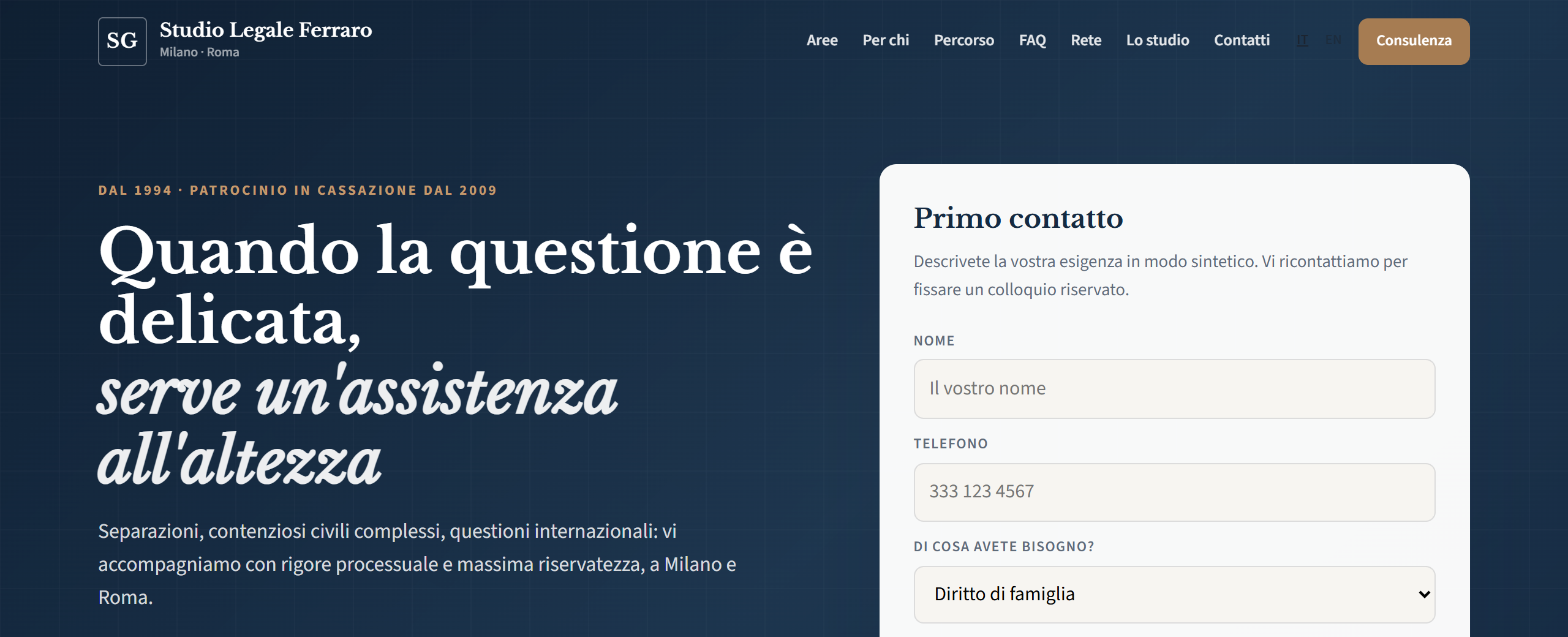 Anteprima Studio Ferraro